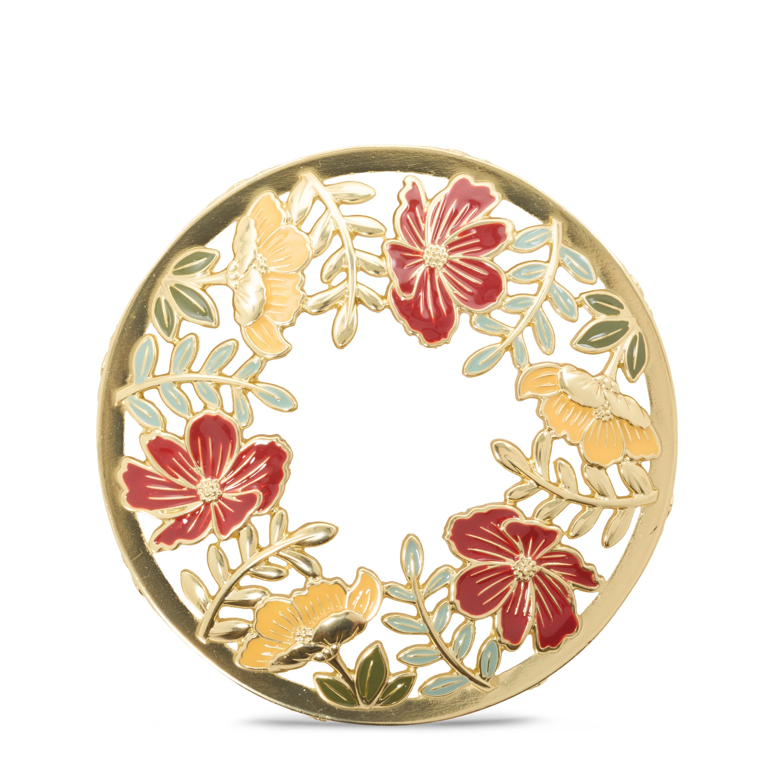 Fall Color Leaves Illuma-Lid? Jar Candle Topper